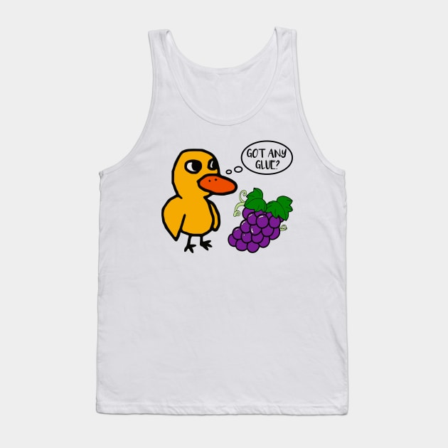 Got Any Grapes Duck Song Tank Top by kareemik